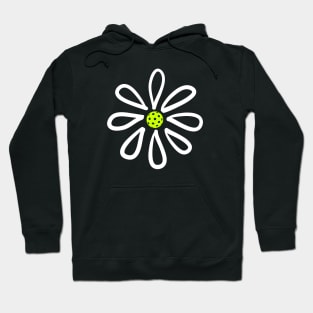 Pickleball shirts, Flower Daisy pickleball center Hoodie